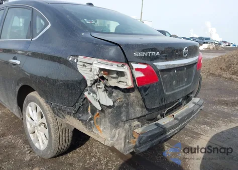 2019 Nissan Sentra Sv z USA, uszkodzony, nr VIN 3N1AB7AP4KY440057